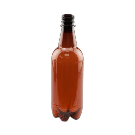 Amber P.E.T Beer Bottles (500 ml | 16.91 oz)