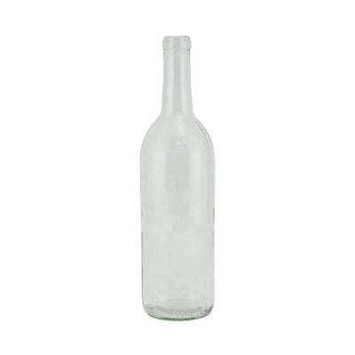 Clear Glass Bordeaux Bottle (750 ml | 26.4 oz)