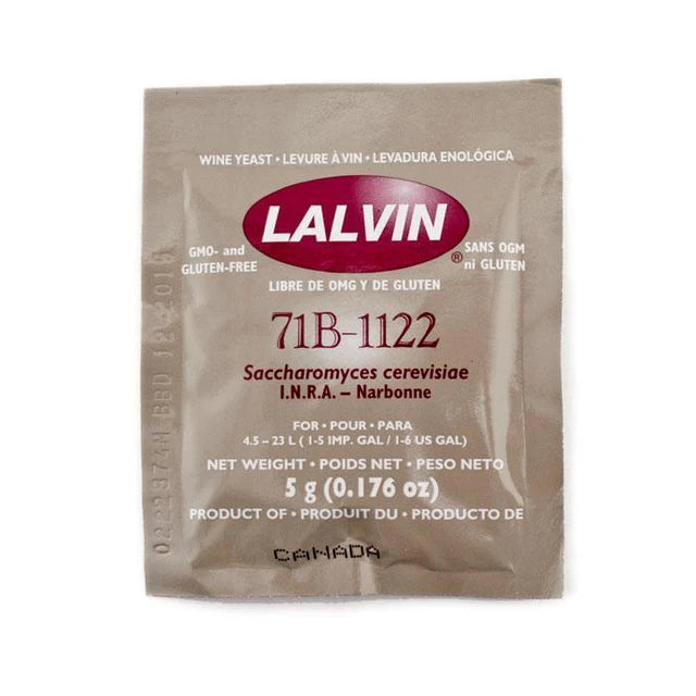Wine Yeast Lalvin 71B/1122 5 g